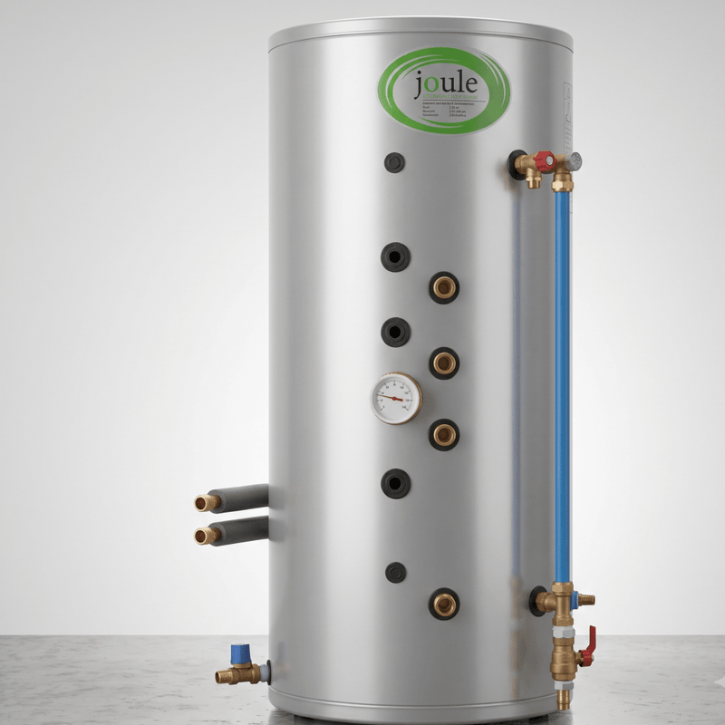 Joule Cyclone Platinum 500L Twin Coil Solar Cylinder Standard C - TCEMVS-0500LFC - Getplumb
