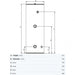 Joule Invacyl Unvented 120L Direct Cylinder Standard Stainless Steel - TRBMVD - 0120LFB - Getplumb