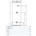 Joule Invacyl Unvented 180L Direct Cylinder Standard Stainless Steel - TRBMVD - 0180LFB - Getplumb