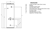Joule Invacyl Unvented 300L Indirect Cylinder Standard - Getplumb