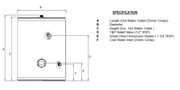 Joule - Stainless Steel Unvented Cylinder - 90L Stelflow Direct - Getplumb