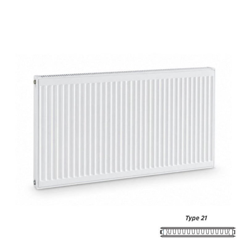 Kartell K-Rad Type 21 Double Panel Single Convector Radiator 600mm x 400mm - Getplumb