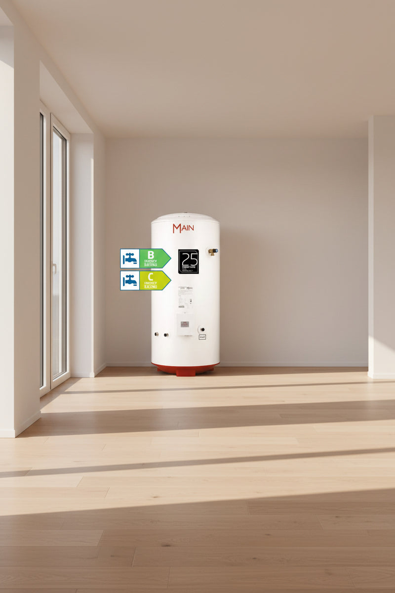 Main 250 Litre Indirect Unvented Hot Water Cylinder - 5135327 - Getplumb