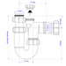 McAlpine 1.25" Adjustable Silent P Trap - ASA10V - Getplumb