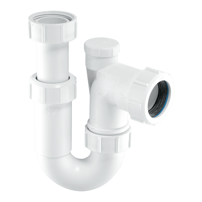 McAlpine 1.25" Adjustable Silent P Trap - ASA10V - Getplumb