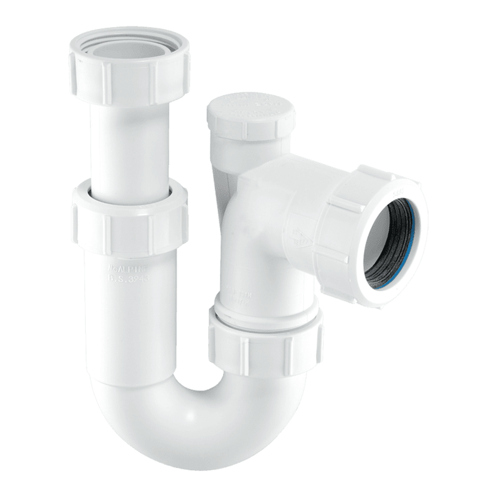 McAlpine 1.25" Adjustable Silent P Trap - ASA10V - Getplumb