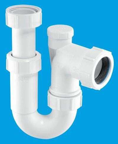 McAlpine 1.25" Adjustable Silent P Trap - ASA10V - Getplumb