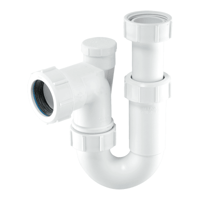 McAlpine 1.25" Adjustable Silent P Trap - ASA10V - Getplumb