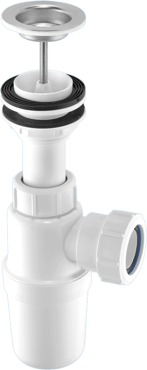 McAlpine 1.25" Bottle "P" Trap with Waste - Getplumb