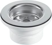 McAlpine 1.5" × 70mm Sink Waste with BP4H Plug | BSW10PR - Getplumb