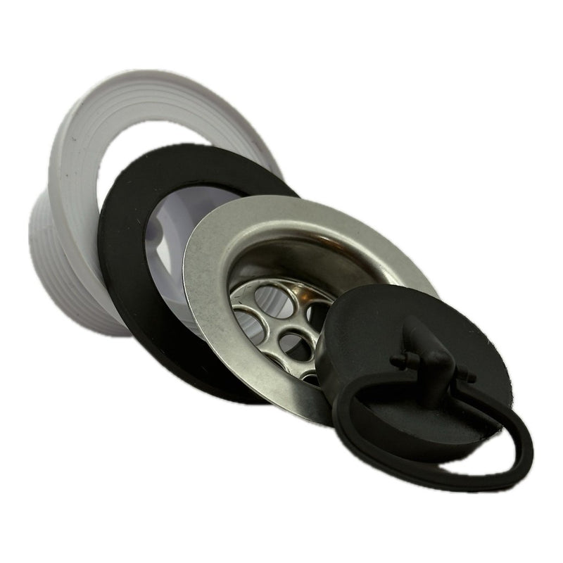 McAlpine 1.5" × 70mm Sink Waste with BP4H Plug | BSW10PR - Getplumb