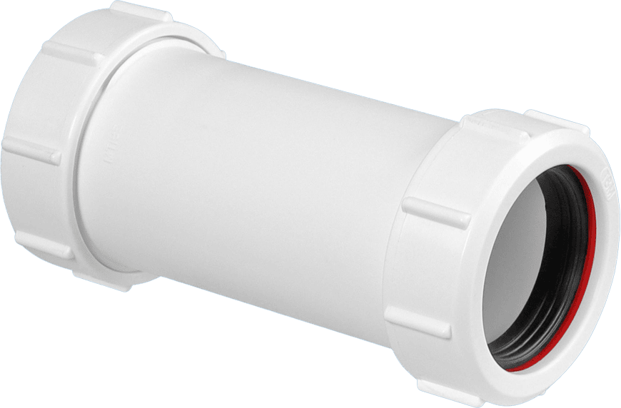 McAlpine 1.5" Adjustable Straight Connector - MT18E - Getplumb