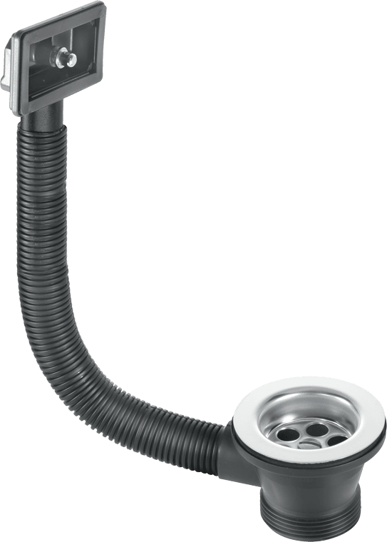 McAlpine 1.5" Sink Waste with Rectangular Overflow - FSW2PR70 - Getplumb