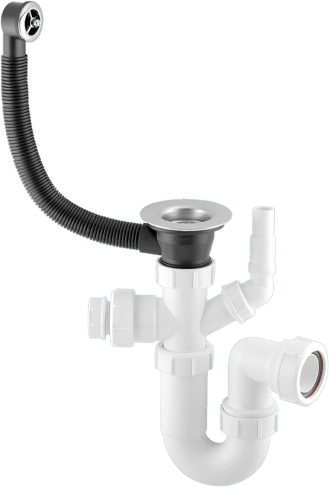 McAlpine 1.50 Sink Silentrap with Waste and Overflow - Getplumb