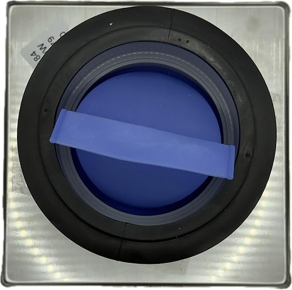 McAlpine 150mm Stainless Steel Tile Insert with Silicone Non - Return Valve – FGT150SV110 - Getplumb