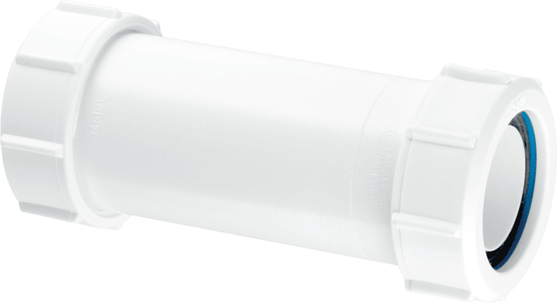 McAlpine 2" Adjustable Straight Connector | Versatile Pipe Solution - MZ18E - Getplumb