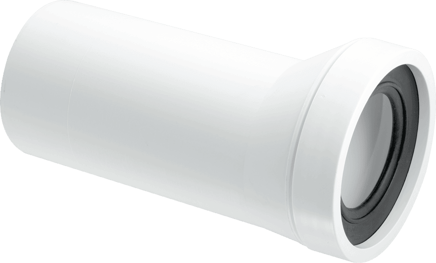McAlpine 20mm Offset Pan Connector Plain Outlet - WC - CON6 - Getplumb