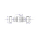 McAlpine 32GCB Chrome Straight 32mm - Getplumb