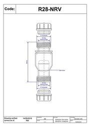 McAlpine 3/4" Overflow Non - Return Valve - R28 - NRV - Getplumb