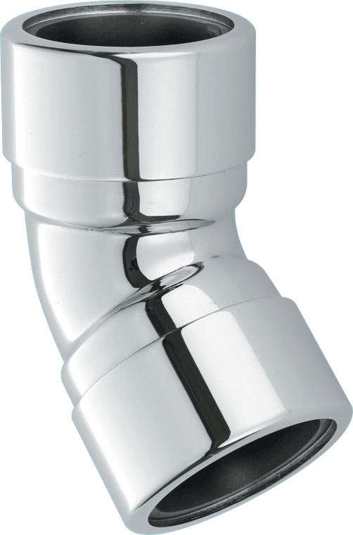 McAlpine 35BCB 135 Chrome Elbow 35mm - Getplumb