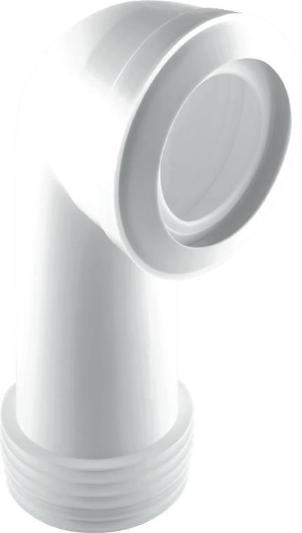 McAlpine 4" Long 90° Bent Pan Connector - Mac8L - Getplumb