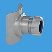 McAlpine 4" x 2" Boss Connector - BOSSCONN110ZGR - Getplumb