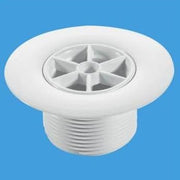 McAlpine 85MM FLANGE+GRATING - WHITE - LONG - Getplumb