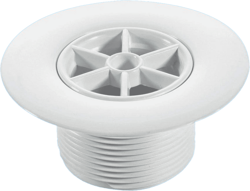 McAlpine 85MM FLANGE+GRATING - WHITE - LONG - Getplumb