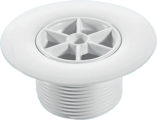 McAlpine 85MM FLANGE+GRATING - WHITE - LONG - Getplumb