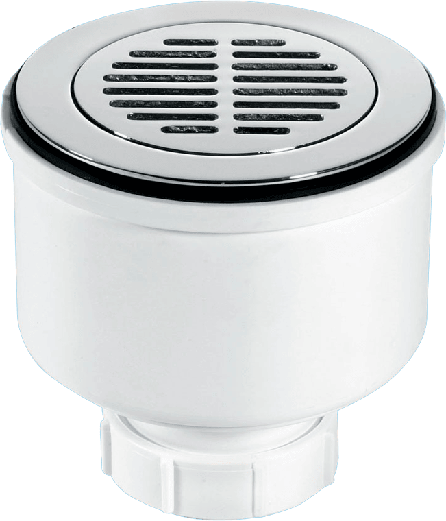 McAlpine 90 mm Vertical Shower Trap - Chrome - Plated Brass - ST90CPBSV - Getplumb