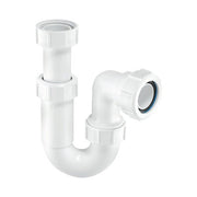 McAlpine ASA10 Adjustable Basin P Trap for bathroom basin's waste and 1 - 1/4" waste pipe - Getplumb