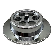 McAlpine Bath Overflow Grid - Chrome - Plated - BATHGRIDCP - Getplumb