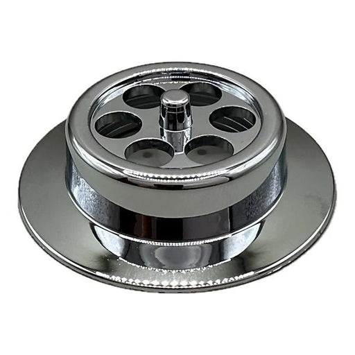 McAlpine Bath Overflow Grid - Chrome - Plated - BATHGRIDCP - Getplumb