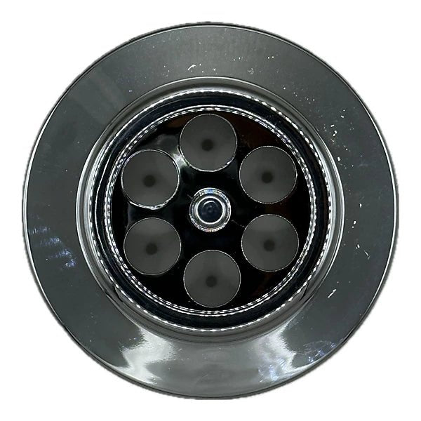 McAlpine Bath Overflow Grid - Chrome - Plated - BATHGRIDCP - Getplumb