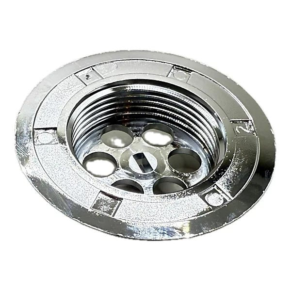 McAlpine Bath Overflow Grid - Chrome - Plated - BATHGRIDCP - Getplumb