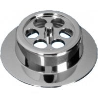 McAlpine Bath Overflow Grid - Chrome - Plated - BATHGRIDCP - Getplumb