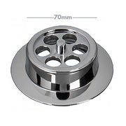 McAlpine Bath Overflow Grid - Chrome - Plated - BATHGRIDCP - Getplumb