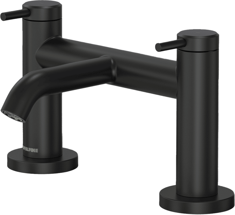 McAlpine BFKMB Kelvin Bath Filler Tap Matt Black - Getplumb