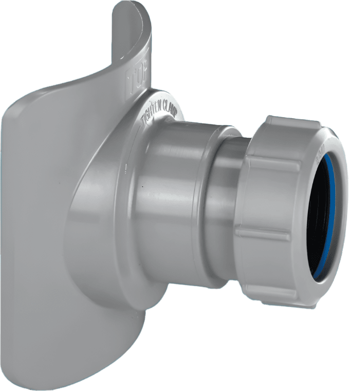 McAlpine BossConn 82mm 3" Plastic Pipe – 1.25" Universal Grip - Getplumb