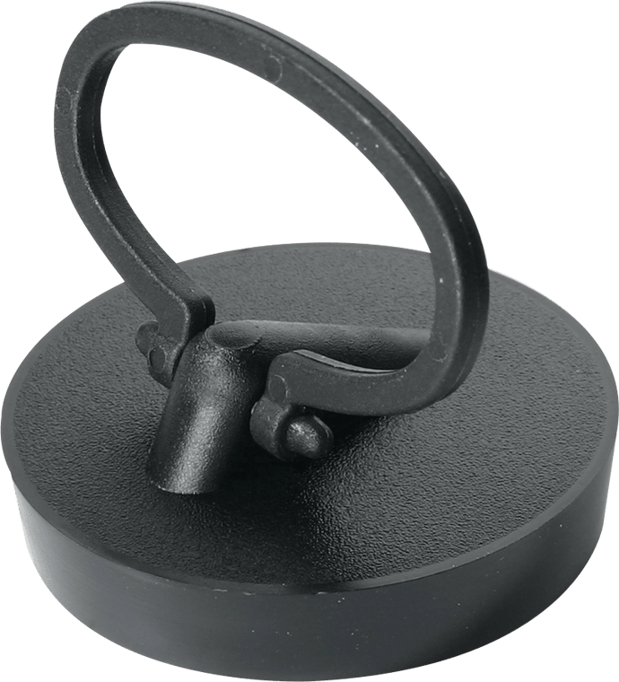 McAlpine BP4H 1.75" Black PVC Plug with Handle - Getplumb