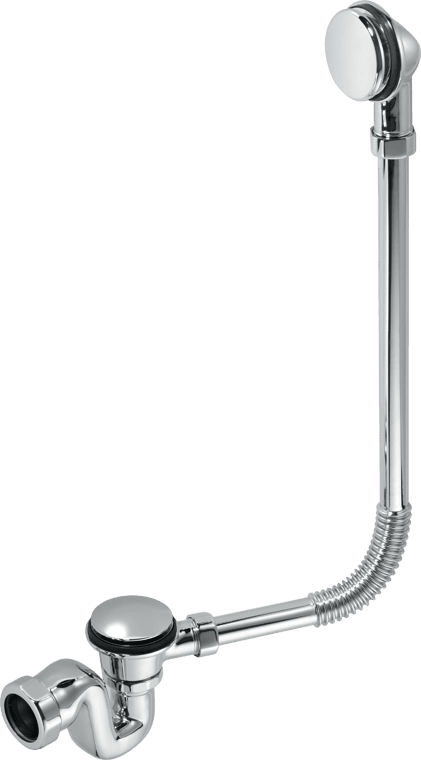 McAlpine BRASSTRAP50CP 42mm x 50mm Seal Bath Trap and Overflow C/P Brass - Getplumb