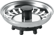 McAlpine BSKTOP Stainless Steel Basket Strainer Plug | Rubber Sealed | 80mm - Getplumb