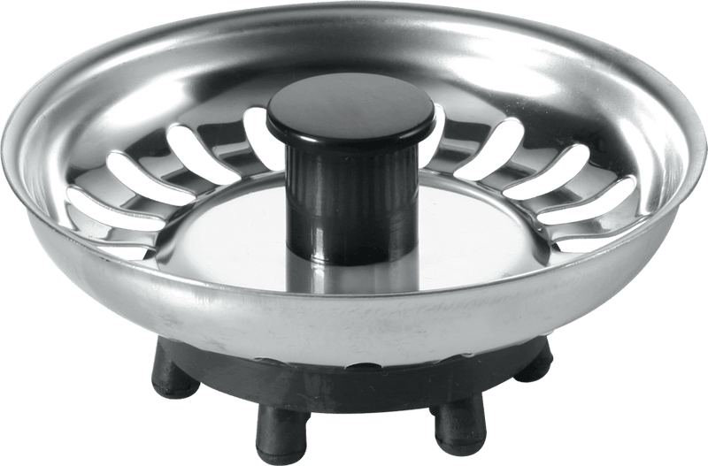 McAlpine BSKTOP Stainless Steel Basket Strainer Plug | Rubber Sealed | 80mm - Getplumb