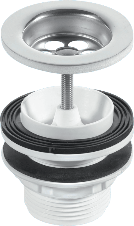 McAlpine BSW11PC 1.25" Basin Waste with Chain - Getplumb