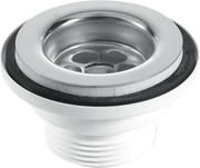 McAlpine BSW1PC 1¼" Centre Pin Basin Waste with Chain - Getplumb