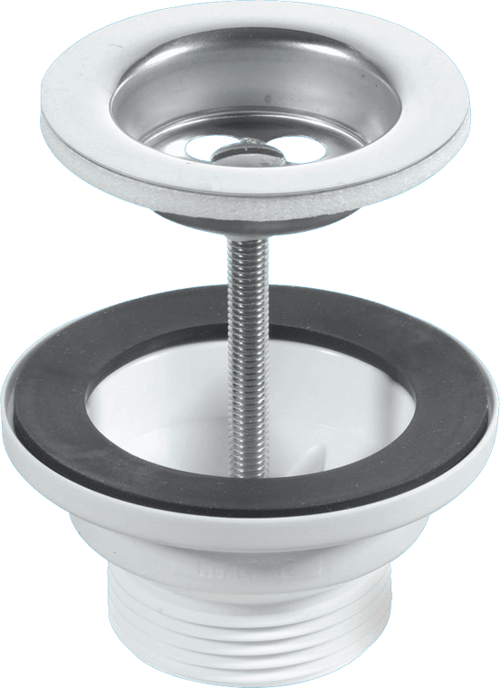 McAlpine BSW1PC 1¼" Centre Pin Basin Waste with Chain - Getplumb