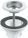 McAlpine BSW1PC 1¼" Centre Pin Basin Waste with Chain - Getplumb