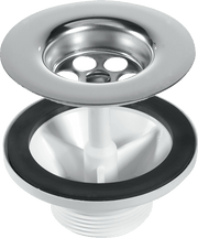 McAlpine BSW6CP2H Belfast Sink Waste with CP2H Plug - Getplumb