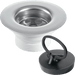 McAlpine BSW6PR 1.5" Sink Waste 85mm Flange with BP4H Plug - Getplumb