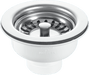 McAlpine BSWCLS Basket Strainer Waste with Spring Loaded Plug - Getplumb